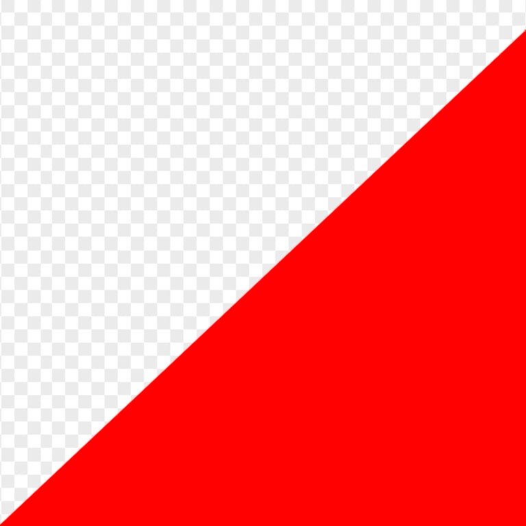 Red Triangle Right Angle Transparent Background