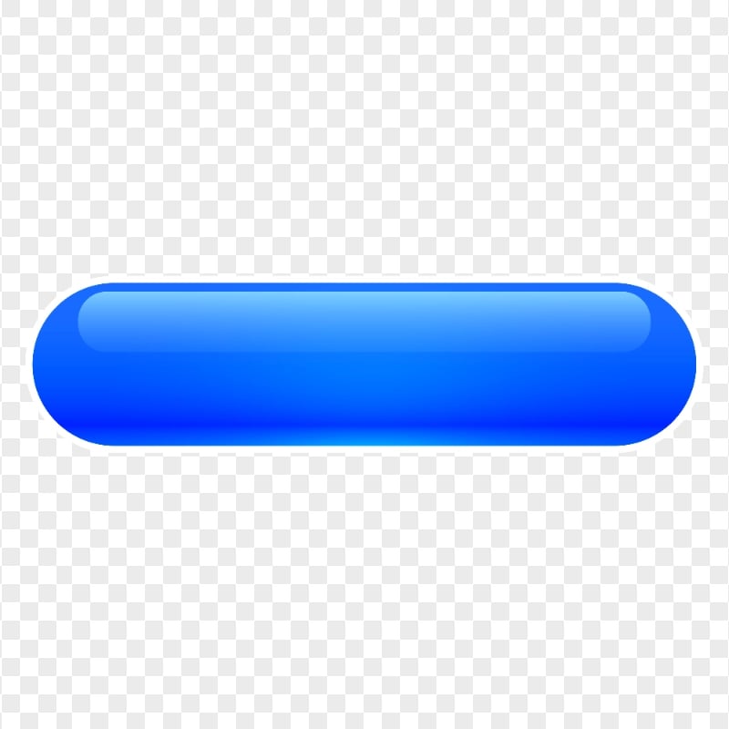 Glossy Blue Web Button Image PNG