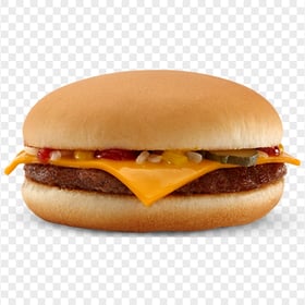 Mcdonald's Cheeseburger Hamburger Cheese Beef PNG Image