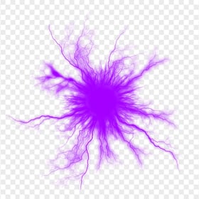 PNG Purple Electricity Energy Ball Effect