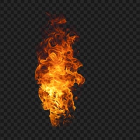Real Fire Flame Effect PNG