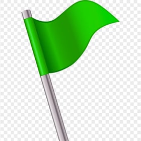 PNG Green Triangle Flag Illustration