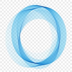 HD Blue Abstract Circles Transparent PNG