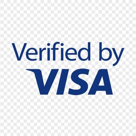 HD Verified By Visa Blue Logo Text PNG