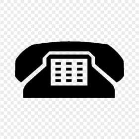 Old Classic Phone Telephone Black Icon