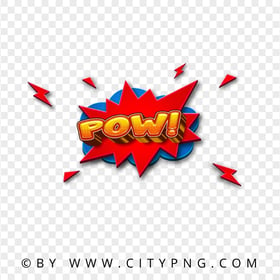 POW Expression Comic Pop Art HD Transparent PNG