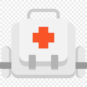 Flat White First Aid Medical Kit Handbag Icon