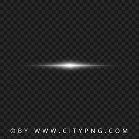 White Light Line Lens Flare Glowing Effect PNG Image