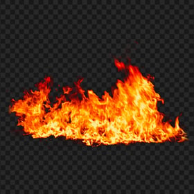 Huge Hot Real Flames Fire PNG Image