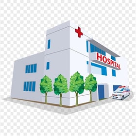 3D Hospital Emergency Ambulance Illustration