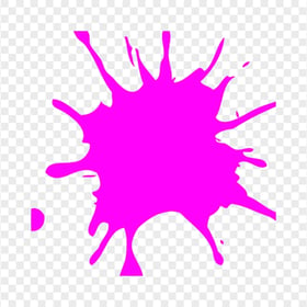 Paintball Pink Splash Splatter PNG
