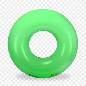 HD Green Inflatable Pool Floats Buoy Ring PNG