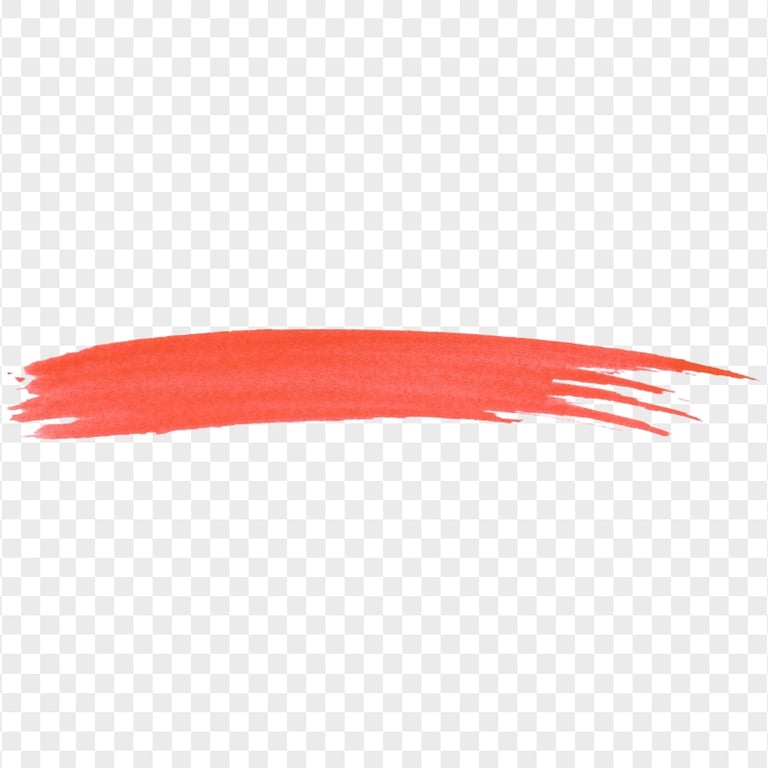 Red Brush Line Png
