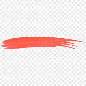 HD Watercolor Red Brush Line PNG