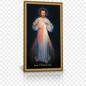 Holy Jesus Trust In You Chaplet Divine Mercy Frame