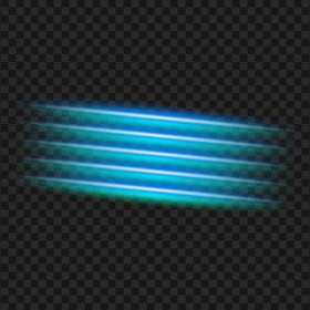 Download Blue Neon Light Lines Effect PNG