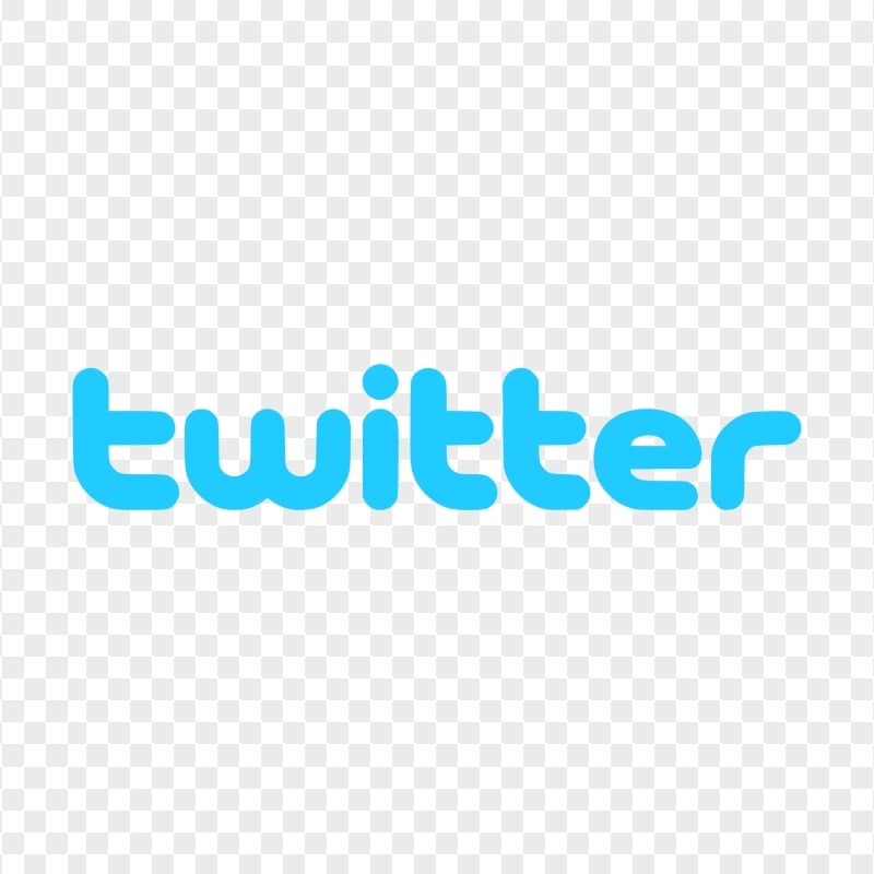 HD Twitter Official Text Logo PNG