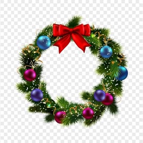 Christmas Holidays Wreath Decoration Illustration