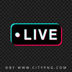 HD PNG Tiktok Live Sign Logo Button Icon