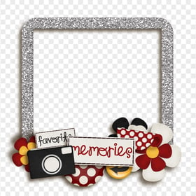 Memories Friends Picture Square Frame PNG