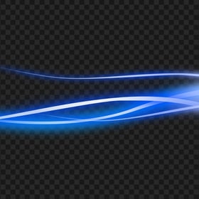 Download Glowing Blue Light Lines PNG