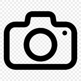 HD Photo Camera Black Icon PNG