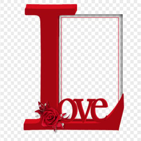 Love Valentine Romance Frame HD PNG