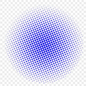 PNG Dark Blue Halftone Circle Dots