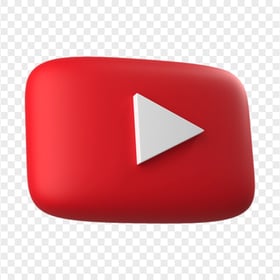 Youtube YT 3D Play Logo Icon PNG