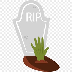 Cartoon Cemetery Tombstone Monster Zombie Hand PNG