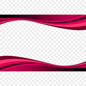 HD Abstract Curved Lines Borders Pink Frame PNG