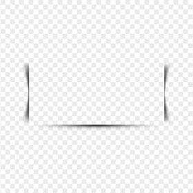 HD Horizontal Frame Border Shadow Effect PNG