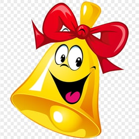 HD Yellow Bell Cartoon Character PNG