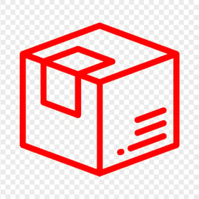 Package Delivery Red Box Parcel Icon