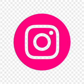 HD Round Circle Pink Outline Instagram IG Logo Icon PNG