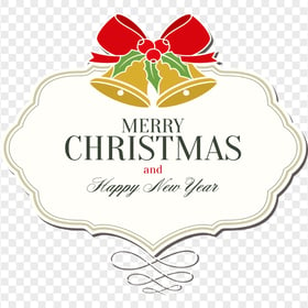 Merry Christmas And Happy New Year Greeting Card