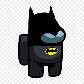 HD Crewmate Among Us Batman Suit Clipart PNG