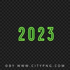 2023 Green Neon Without Wires HD PNG