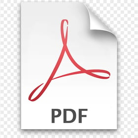 PDF File Type Extension Icon PNG