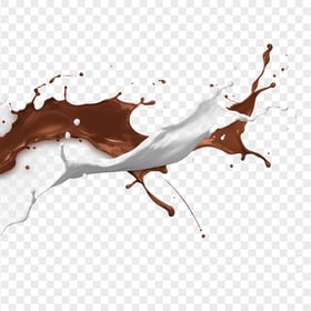 HD Milk And Chocolate Liquid Splash PNG