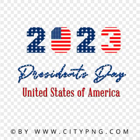 HD PNG 2023 Presidents Day United States Logo Design