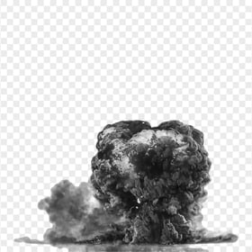 Bomb Explosion Black Smoke Effect