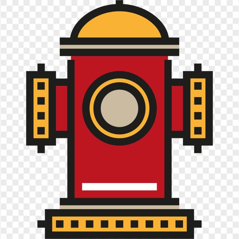 Fire Hydrant Clipart Icon PNG