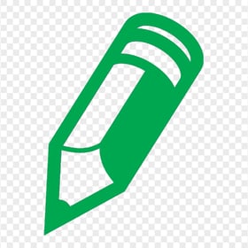 HD Green Short Pencil Outline PNG