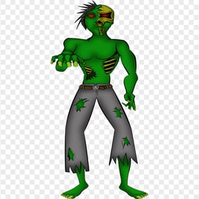 HD Frankenstein Halloween Zombie Monster Character PNG