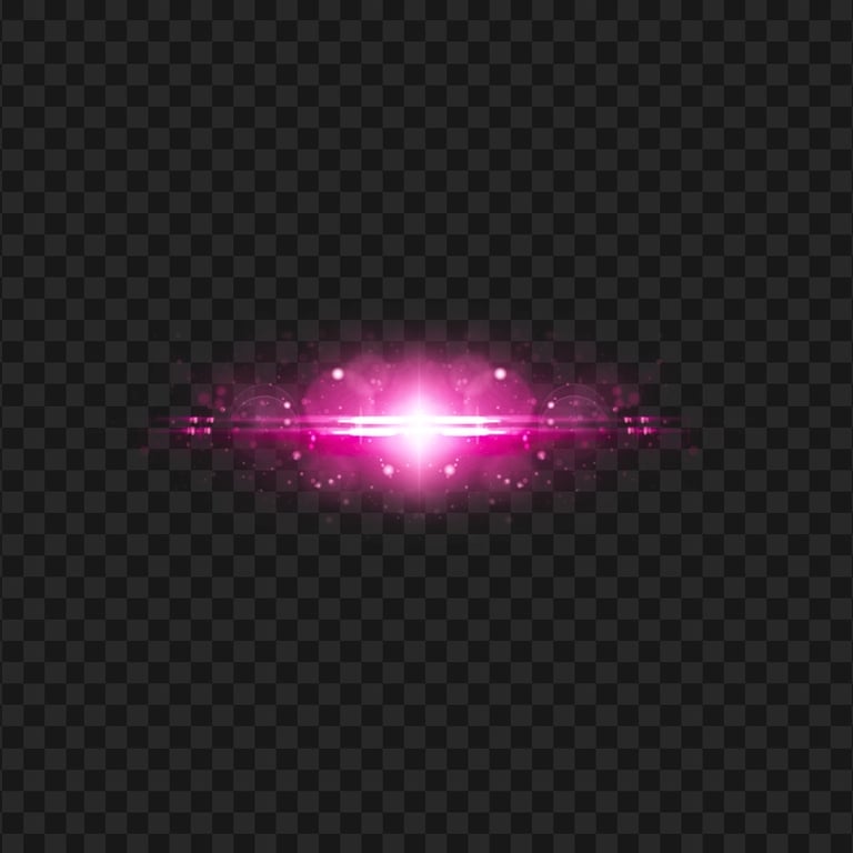 Lens Flare Pink Light Effect PNG Image