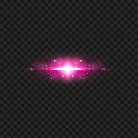 Lens Flare Pink Light Effect PNG Image