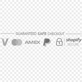 Guaranteed Safe Checkout Badge Icons Shopify
