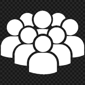 Download People Users White Icon PNG
