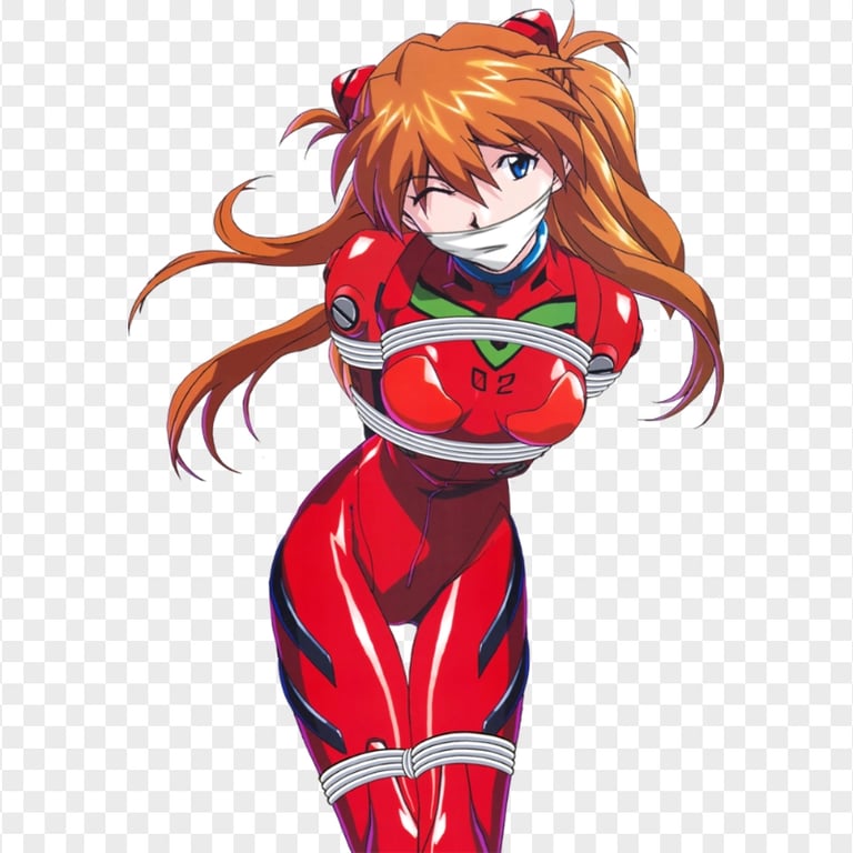 HD Asuka Sohryu Neon Evangelion Genesis Transparent Background